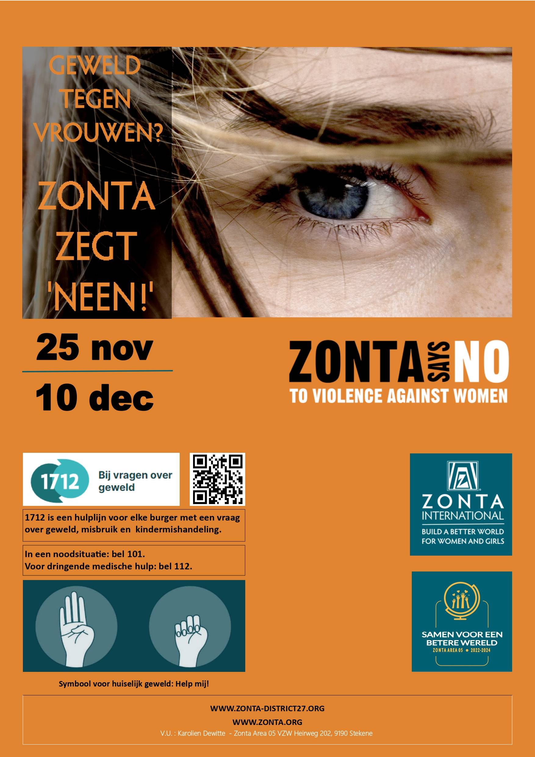 Zonta Says NO to Violence Against Women