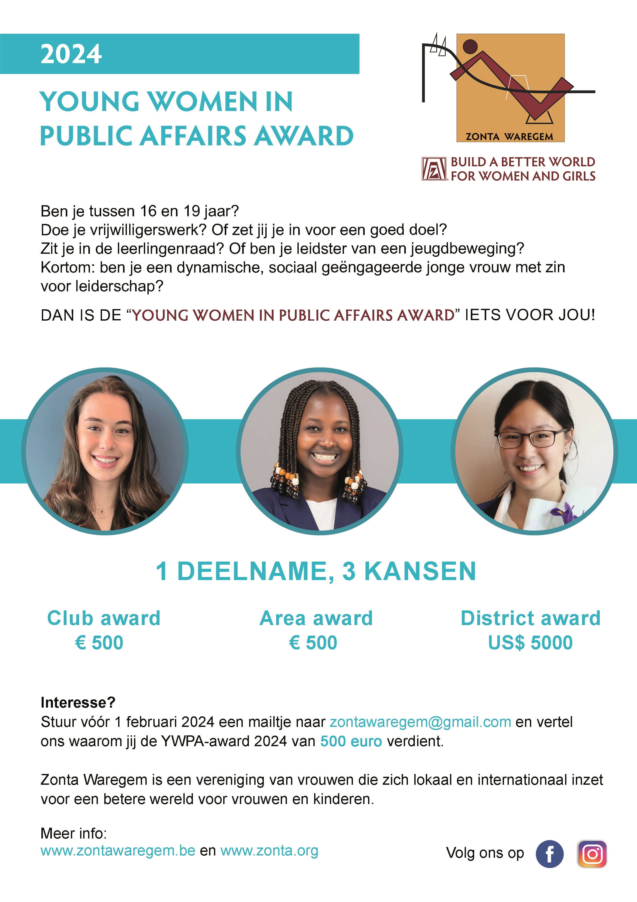 Young Women in Public Affairs Award 2024